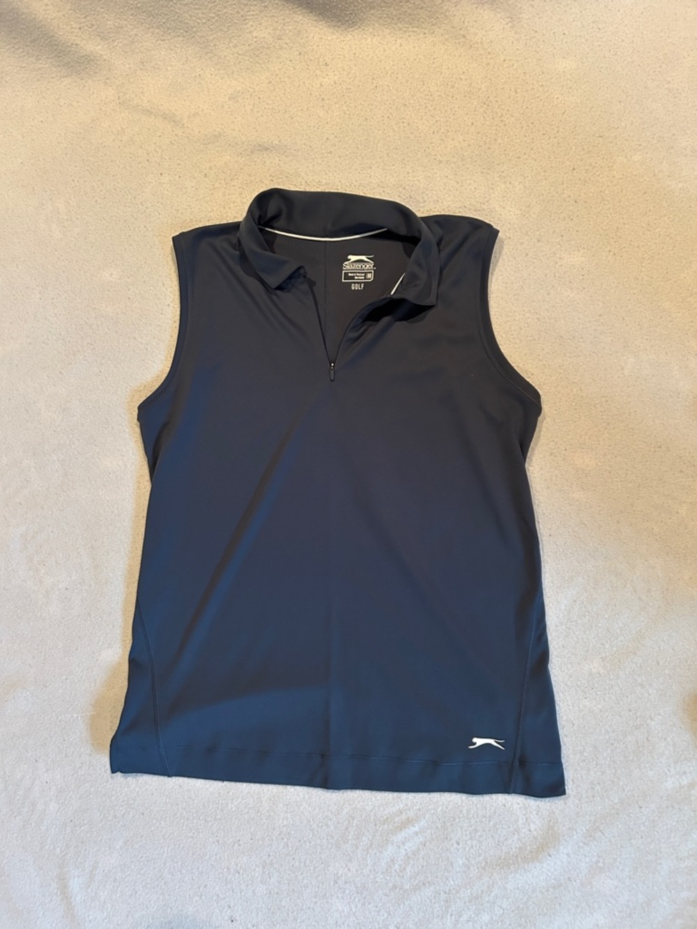 Slazenger Women’s Navy Sleeveless Polo